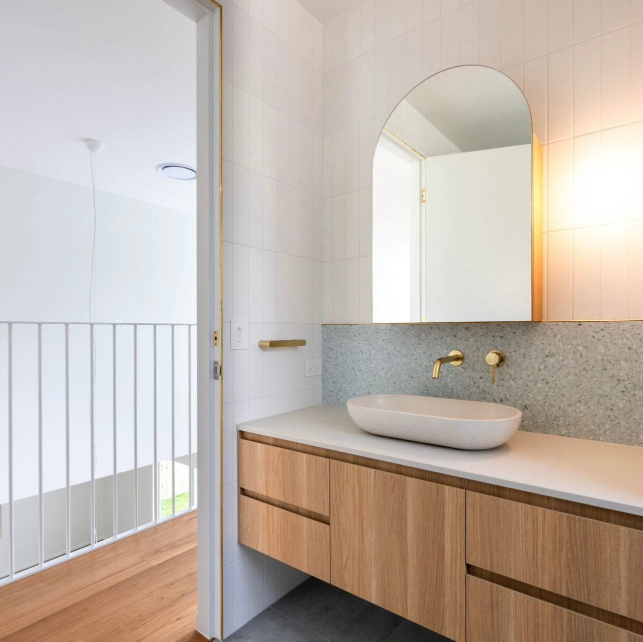 ARC Concrete Basin – Handcrafted Bathroom Sink | Edje Concrete