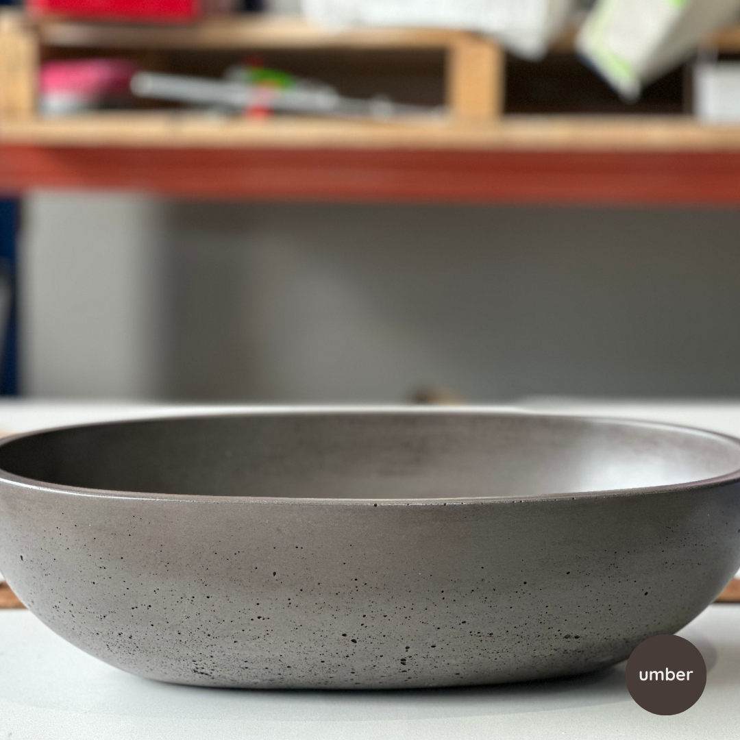 Oslo Concrete Basin - Compact Handcrafted Sink | Edje Concrete