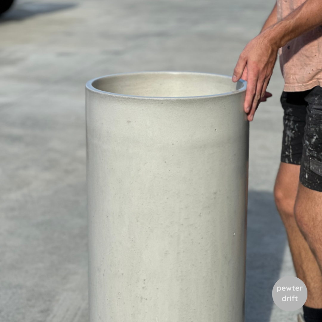 Flow Concrete Pedestal Basin – Freestanding Column Sink | Edje Concrete