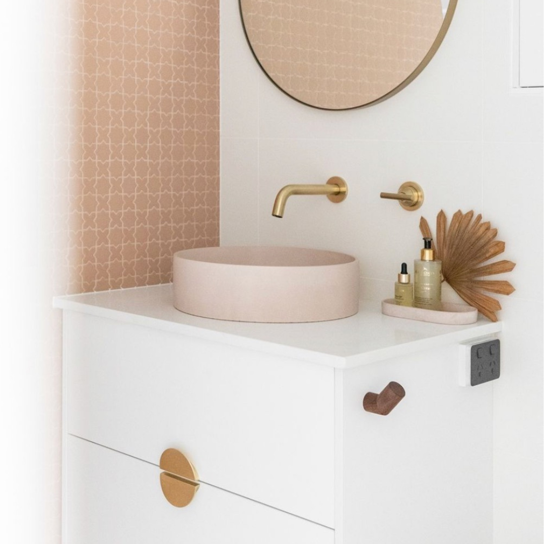 Revolve Concrete Basin – Round Handcrafted Bathroom Sink | Edje Concrete