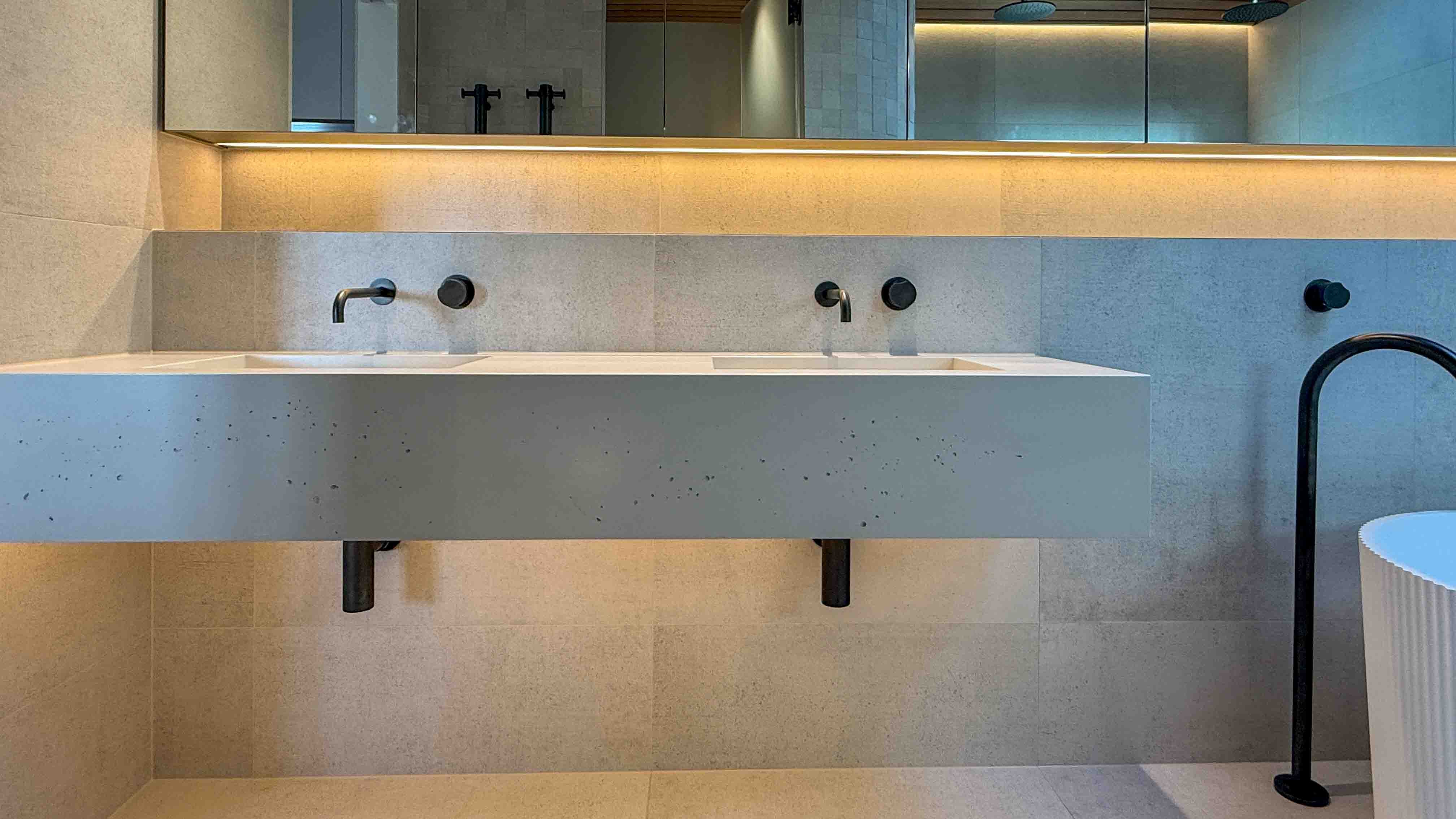 Integrated Concrete Vanities
