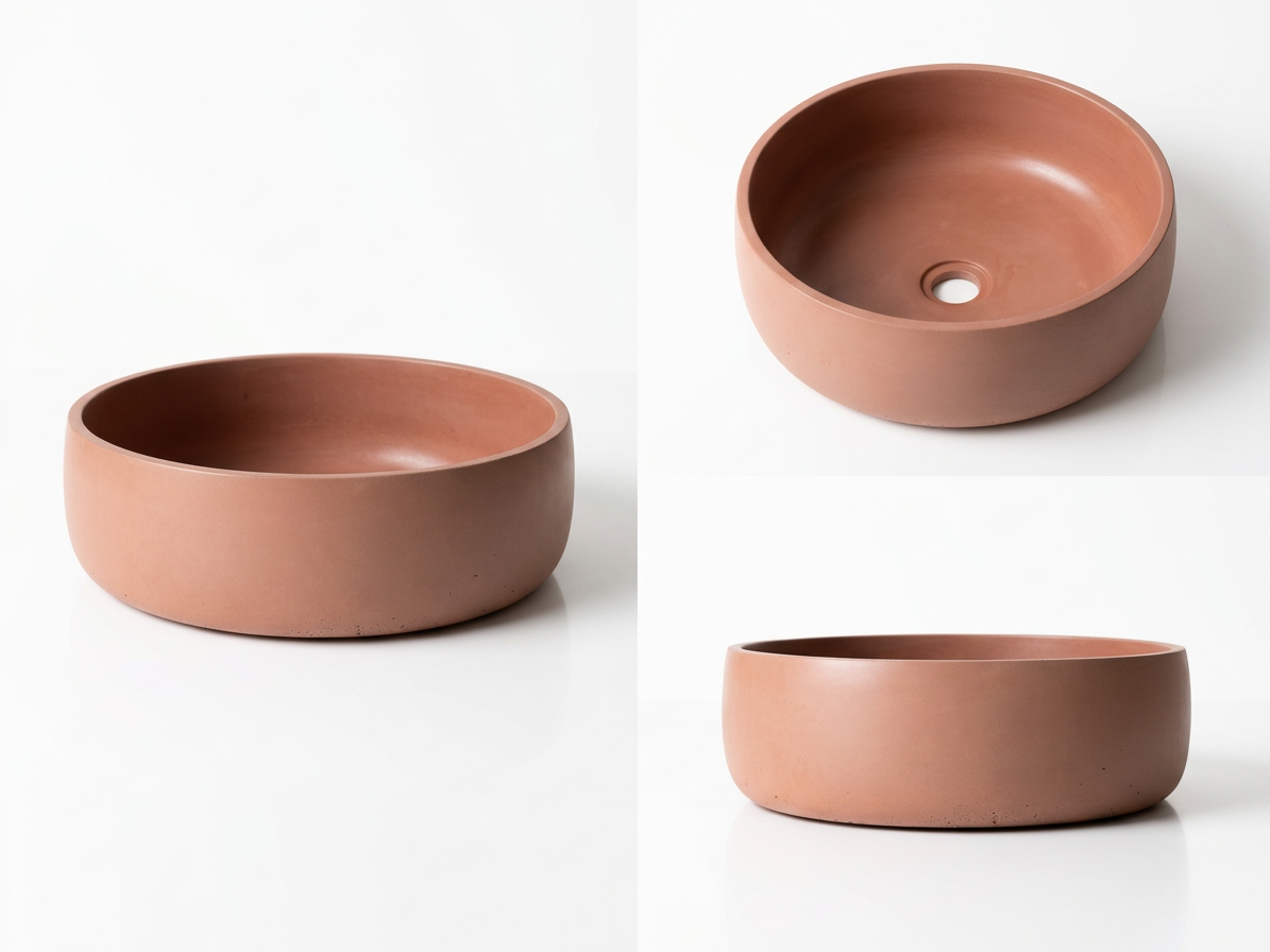 Solace Round Concrete Basin