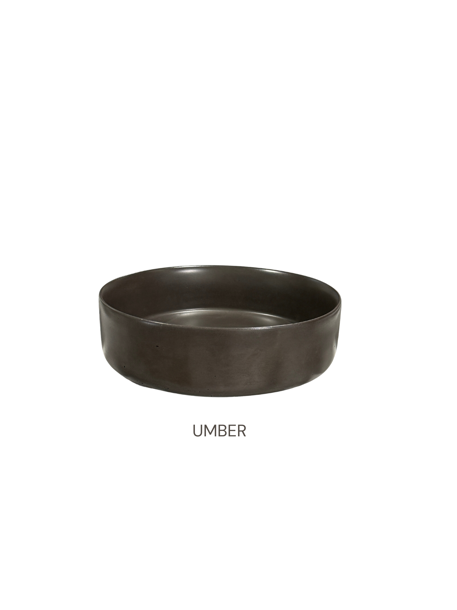 Lunar Concrete Basin - Round Pencil-Edge Bathroom Sink | Edje Concrete